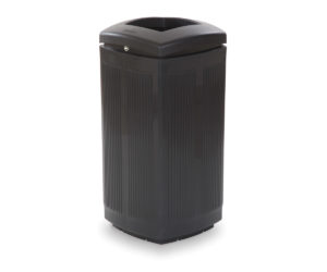 Toscano Litter Bin (RAL 7021)