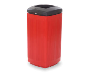 Toscano Litter Bin (RAL 3020)