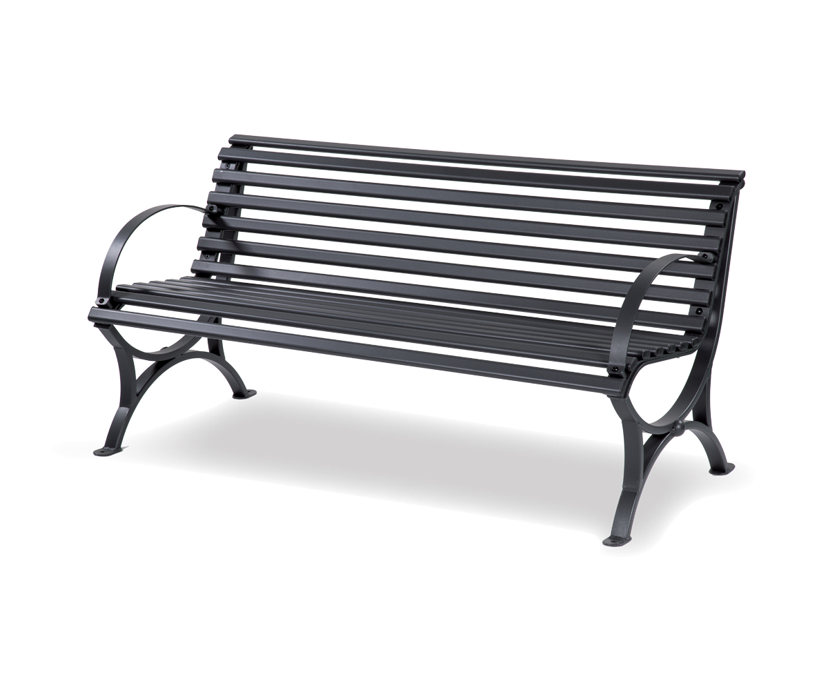 Millenia Bench (Micaceous Dark Grey) - Giochipark