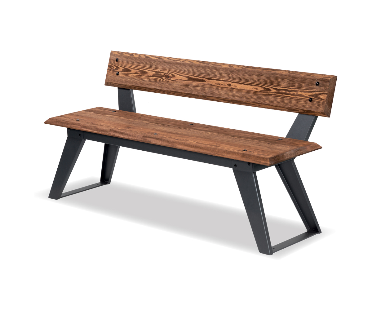 Saké Bench (Micaceous Dark Grey/ Brown)