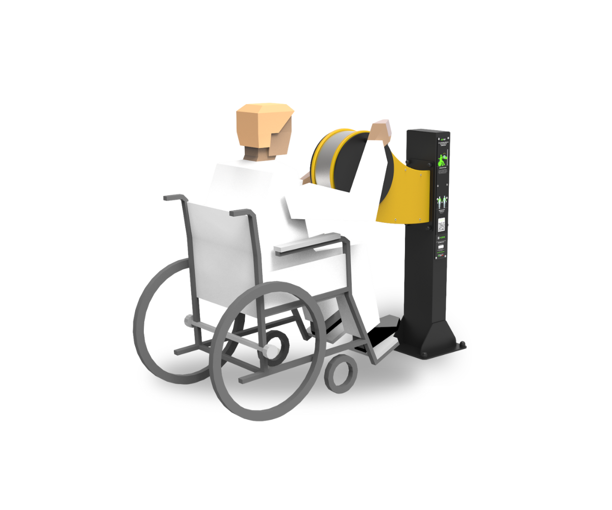 Cyclette Braccia Inclusiva