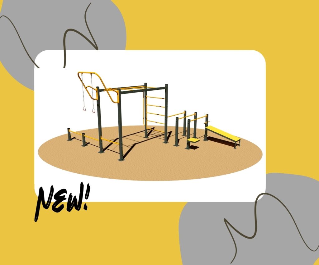 Nuove stazioni in acciaio zincato per allenamento outdoor